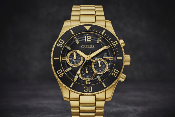 Guess GW0488G2 Reloj Hombre Gold Cronógrafo